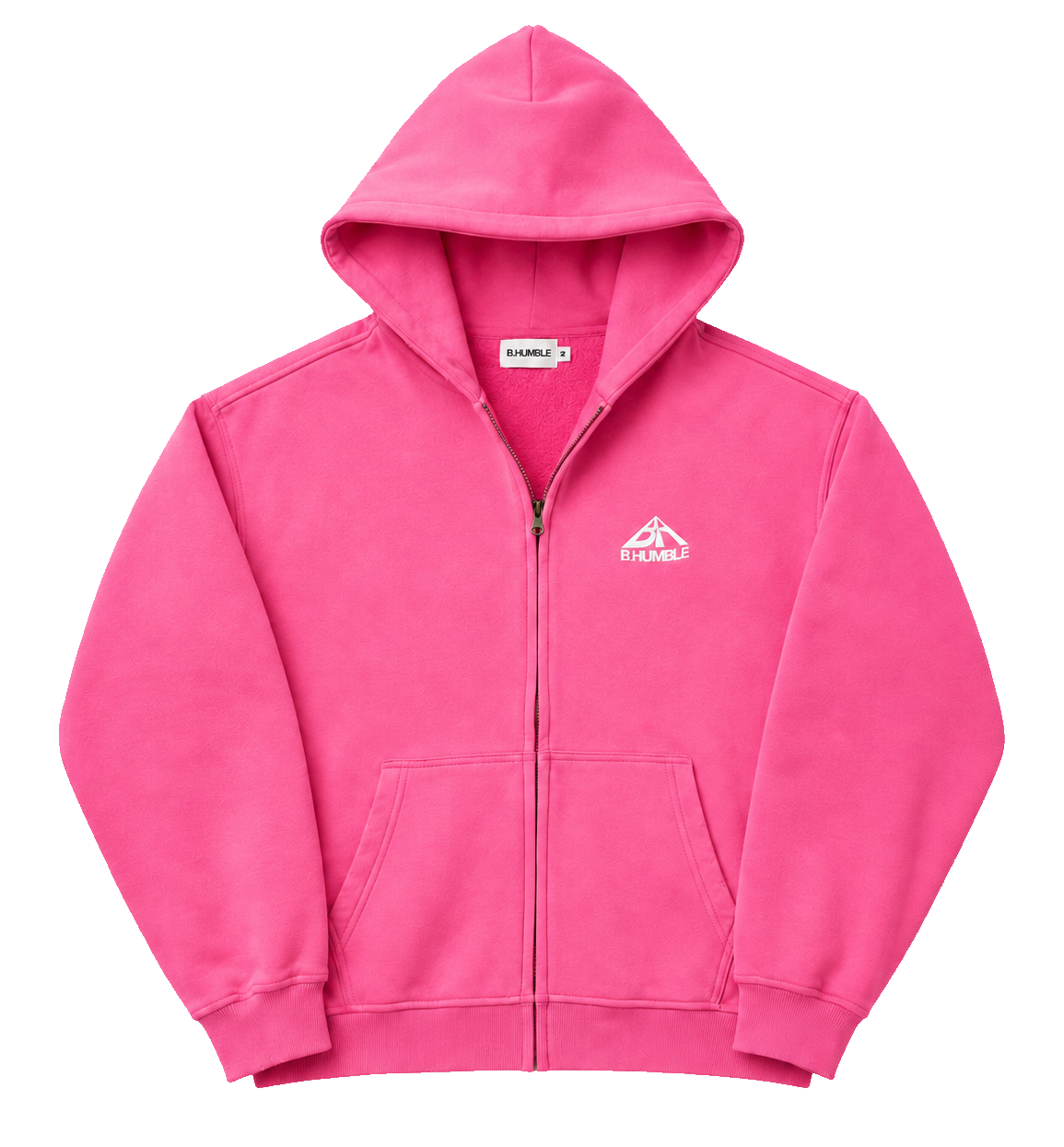 Pink B.HUMBLE Zip Hoodie