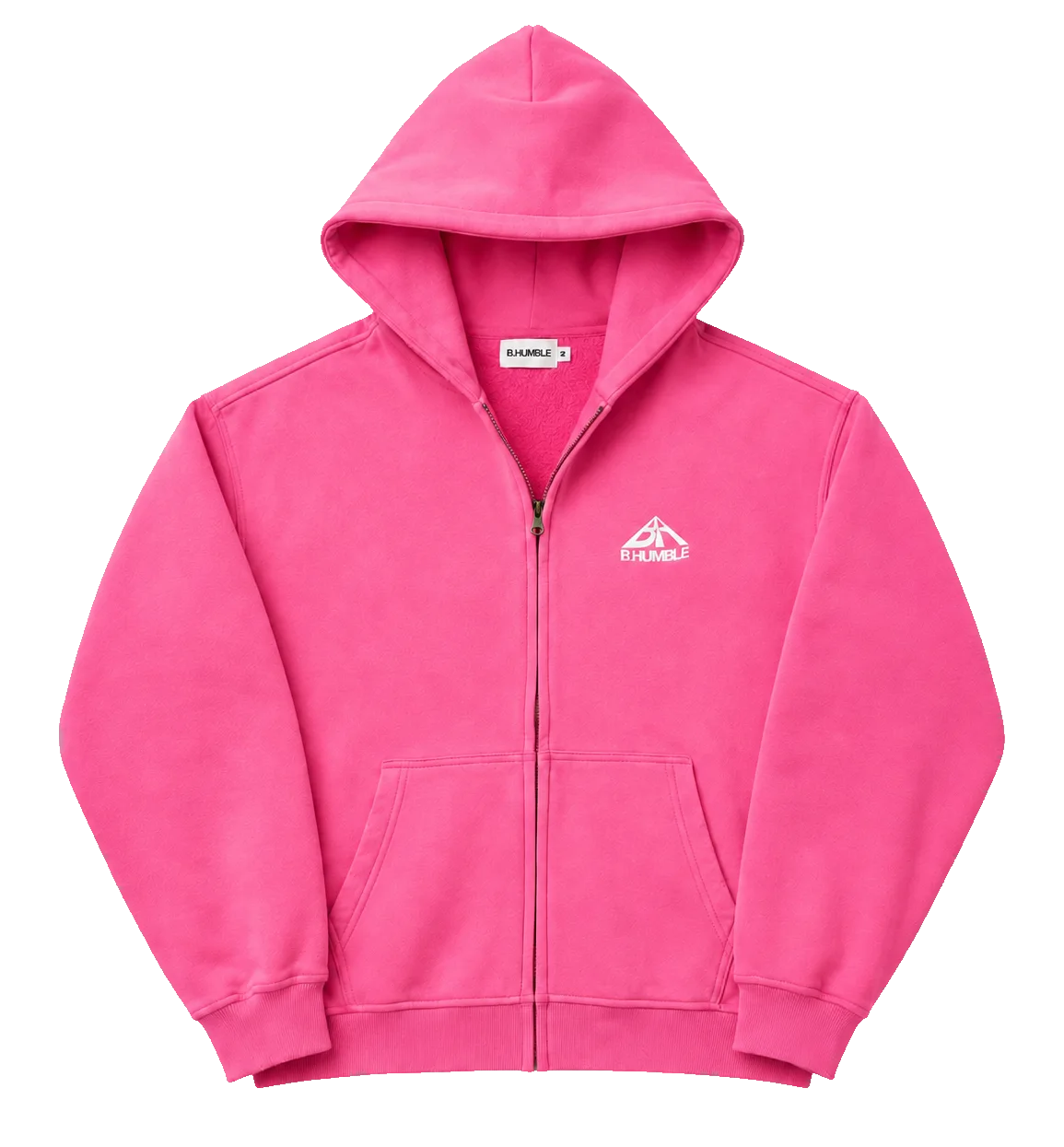 Pink B.HUMBLE Zip Hoodie